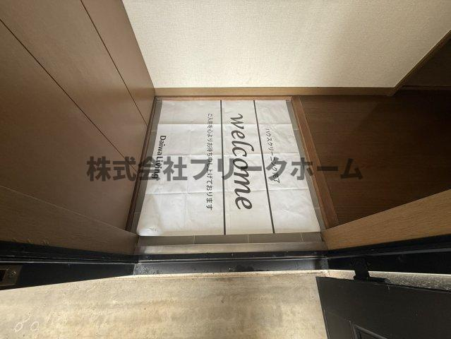 サイプレスタウン Aの玄関