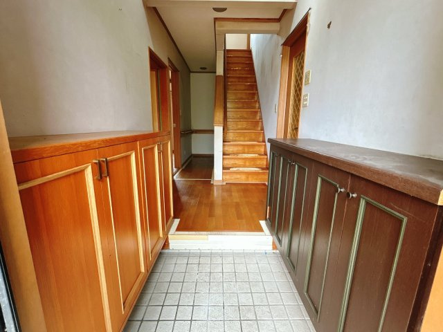 中古戸建　郡山市富久山町南小泉字関場　小泉小・明健中の玄関|【現況】