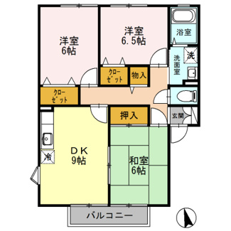 【間取り】 | シャルマン二番館Ａ棟