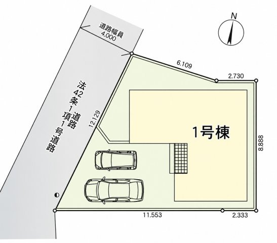 さいたま市浦和区皇山町第3の区画図