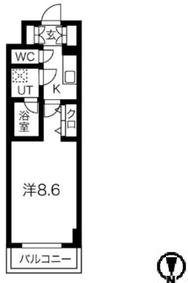 スパシエトラッド門前仲町の間取り