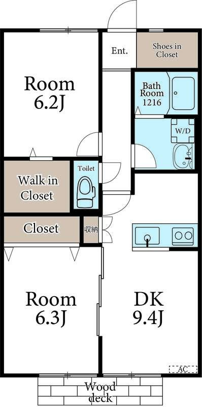 ガーデンハイム港南台の間取り