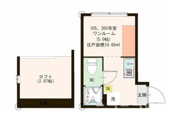 杉並区上井草３丁目のアパートの間取り|
