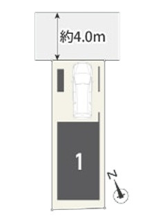 板橋区東新町１丁目新築戸建の区画図