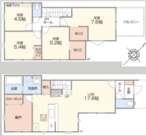 新築戸建て　新座市新堀1期　全6棟