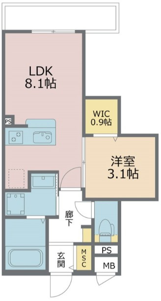Grande Classe新都心の間取り