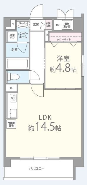 シャルマン藤田の間取り|シャルマン藤田　間取り