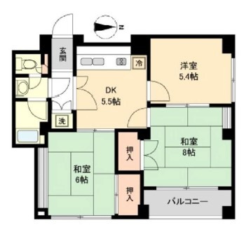 シャンクレール日本橋【南小学校校区】の間取り|シャンクレール日本橋　間取り
