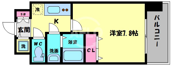 ViVi EBISUの間取り|ViVi EBISU（ヴィヴィエビス）　間取り