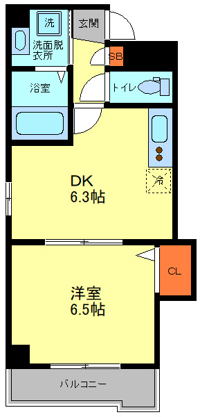 プレアデス玉造東の間取り