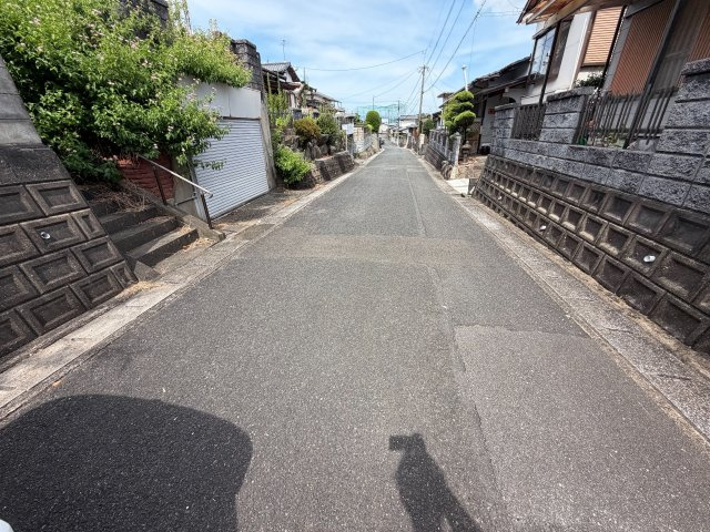 飯塚市枝国 平屋の前面道路含む現地写真