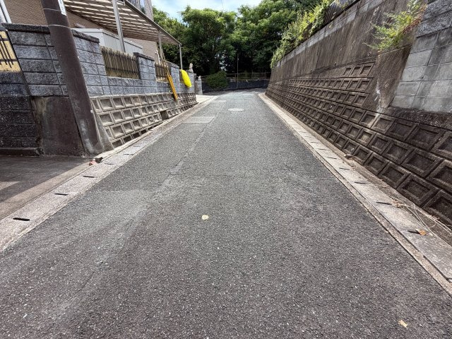飯塚市枝国 平屋の前面道路含む現地写真