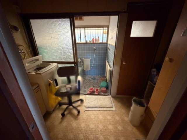 飯塚市枝国 平屋の脱衣所