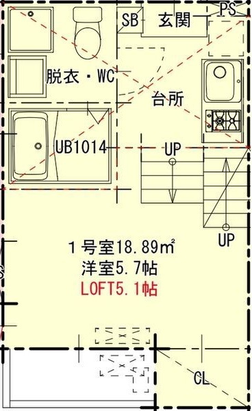 ハーモニーテラス今池南の間取り