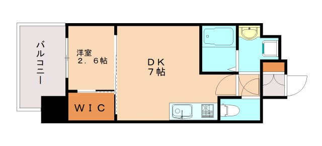プレリスNEO神戸湊川公園ヴェルトの間取り