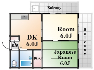 アポリア住吉の間取り