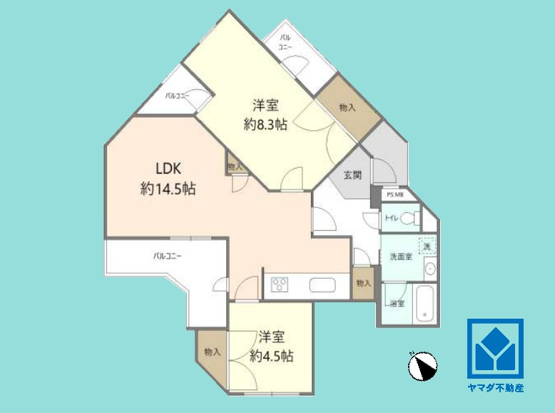 プチ東園田の間取り