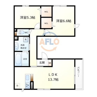 【間取り】 | D-roomM林寺　生野未来学園 | D-roomM林寺　間取り