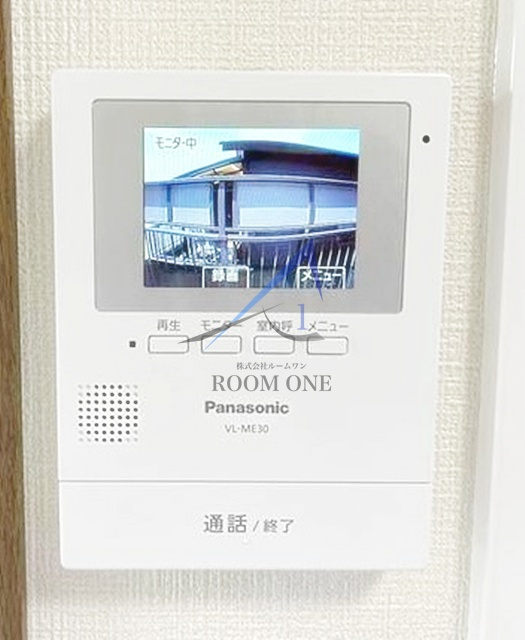 シティハイムメゾン森ケ崎のセキュリティ|モニター付きインターホンです。