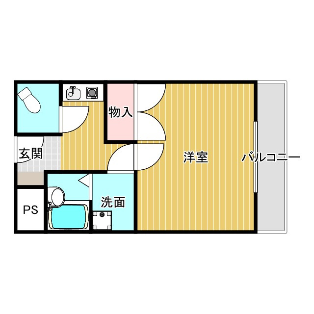 東山ハイツの間取り