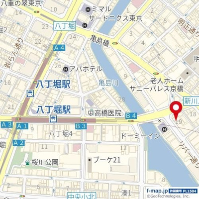 【地図】 | ステージグランデ新川