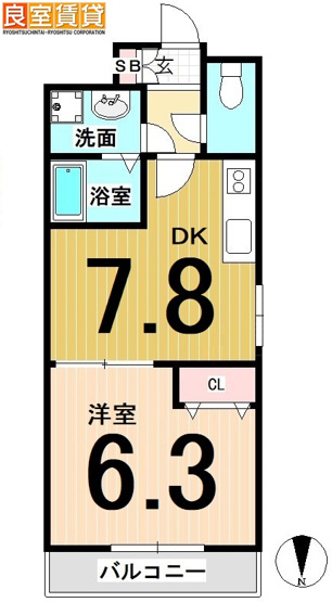 【間取り】 | サンシアルザ上前津