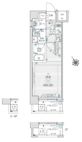 【間取り】 | リライア五反野