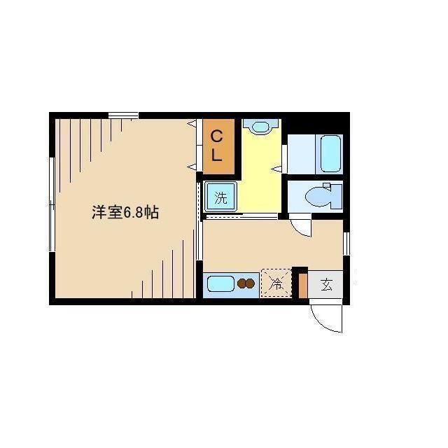 Ｖａｎ－Ｖｅａｌ中野南台の間取り|間取りです。