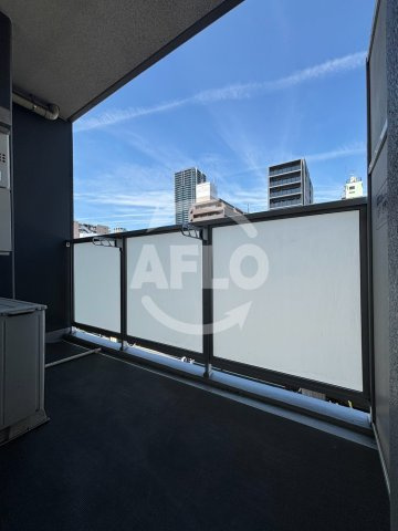 プレサンスタワー難波WESTのバルコニー|プレサンスタワー難波ＷＥＳＴ　バルコニー