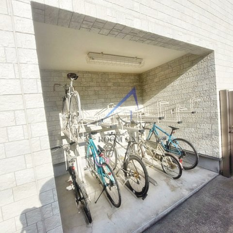 フラット太子堂のその他共用部分|駐輪スペースです。