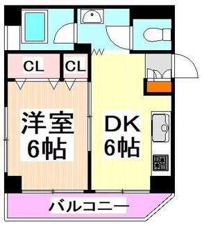 【間取り】 | 北村ハイツ | 間取りです。