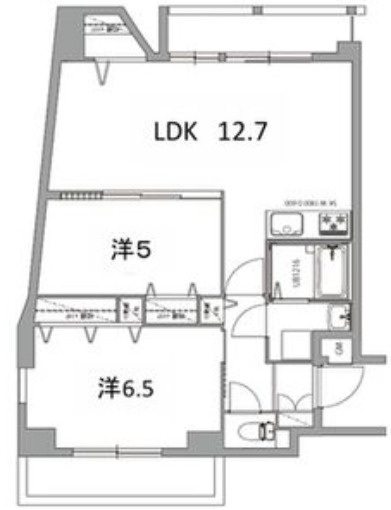 阪神ハイグレードマンション1番館の間取り|阪神ハイグレードマンション1番館　間取り