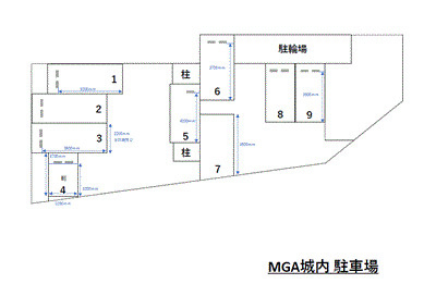 MGA城内の区画図