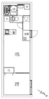 MAXIV CITY文京小石川の間取り