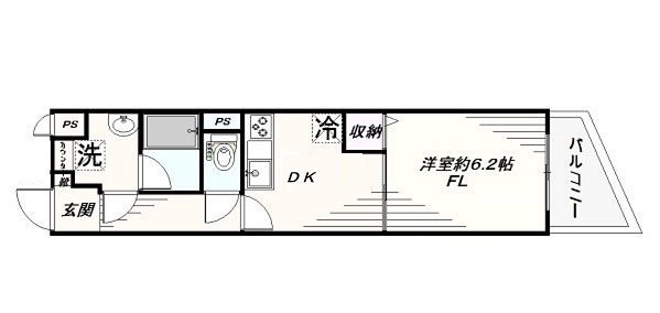 ライオンズマンション後楽園 の間取り|間取りです。