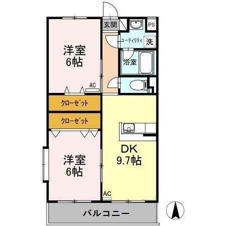 サン　ルミエールの間取り