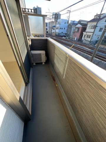 ふじみ野市駒西１丁目のアパートのバルコニー