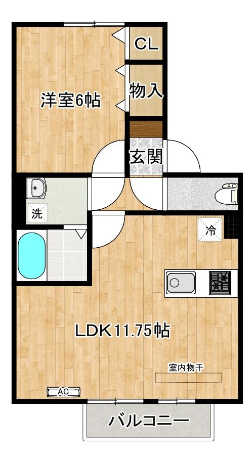 Walker・hillの間取り|使い勝手の良い間取りです♪