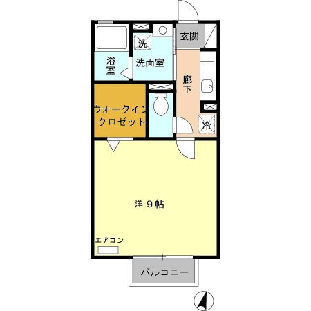 レセンテ一宮の間取り