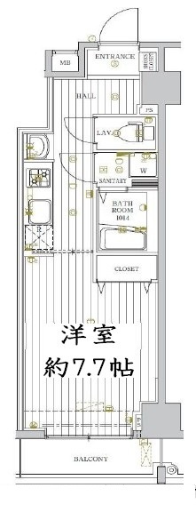 レガリス門前仲町の間取り|間取りです。