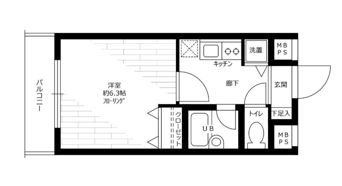 ステージファースト錦糸町の間取り|間取りです。