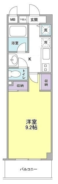 ビタ　フェリーチェの間取り|間取りです。