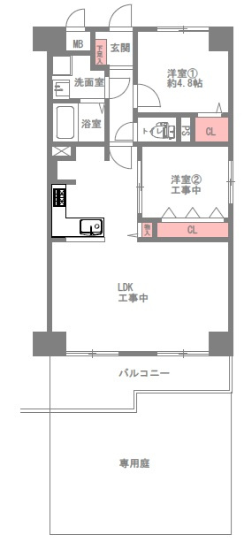 三津屋グリーンハイツの間取り