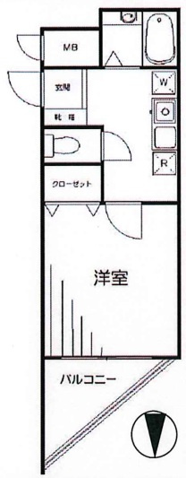 メインステージ東神田の間取り