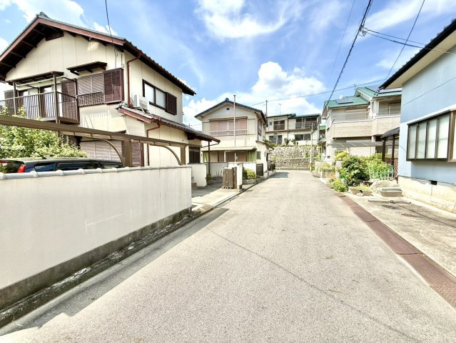 日進市藤枝町奥廻間土地の前面道路含む現地写真|前面道路幅員約5.0ｍ