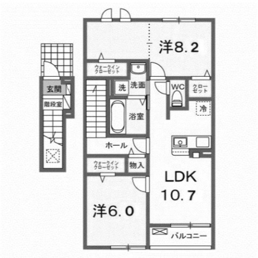 【間取り】 | クローリス　Ⅲ