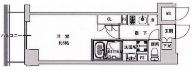 プライマル千石の間取り