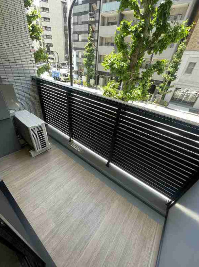 文京区本郷３丁目の賃貸マンションのバルコニー