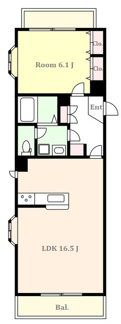 オークハイツの間取り