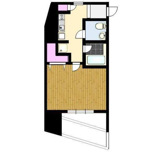 プレールドゥーク駒澤大学前の間取り